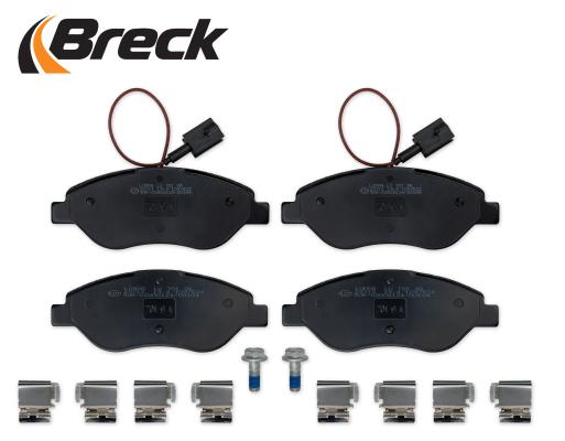 Placute frana BRECK 237110070100